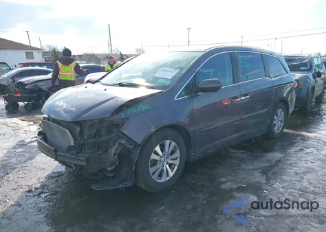 2016 Honda Odyssey Ex-L from USA, damaged, VIN 5FNRL5H61GB079601